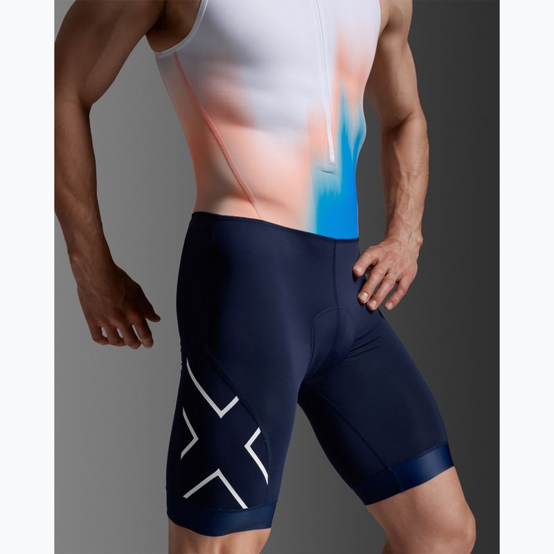 Triathlonanzug für Herren 2XU Core nebula blaze/midnight 6