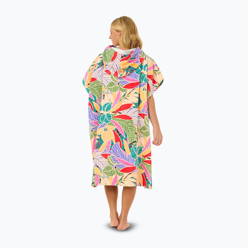 Women's Rip Curl Mixed Poncho mit Kapuze dunkle Schokolade 2