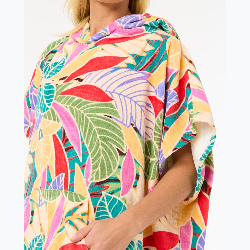 Women's Rip Curl Mixed Poncho mit Kapuze dunkle Schokolade 4