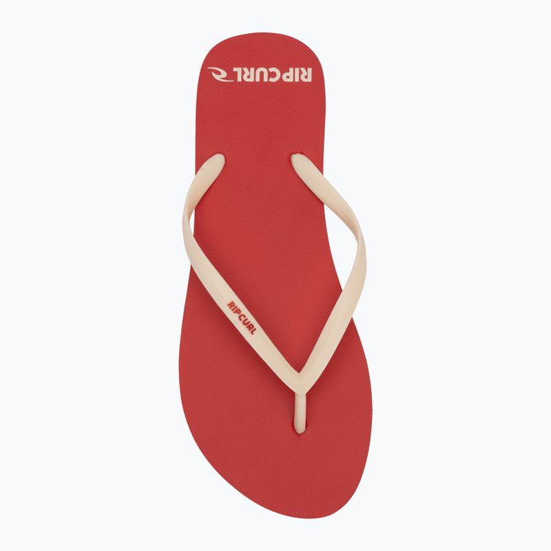 Damen Rip Curl Bondi Bloom Hibiskus rot Flip Flops 5