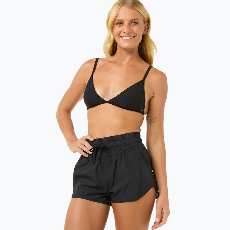 Damen Rip Curl High Waist Retro Volley 3" Schwimmen Shorts schwarz 4