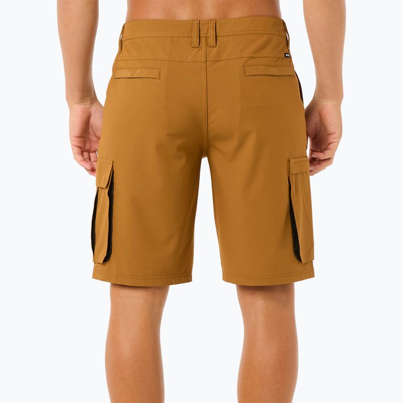 Herren Rip Curl Boardwalk Classic Surf Cargo Shorts gold 3