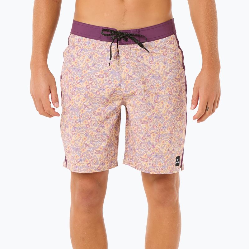 Rip Curl Mirage Floral Reef Herren Badeshorts in rauchiger Traube