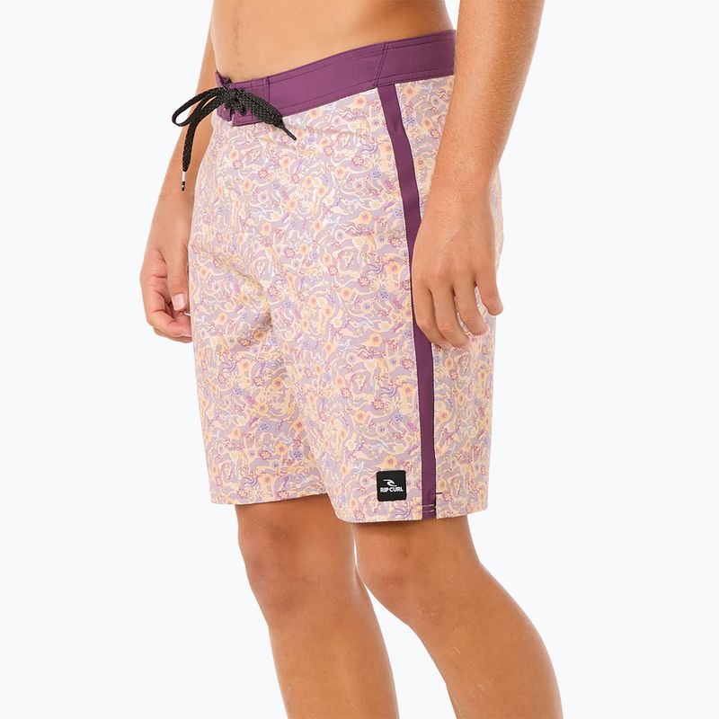 Rip Curl Mirage Floral Reef Herren Badeshorts in rauchiger Traube 4