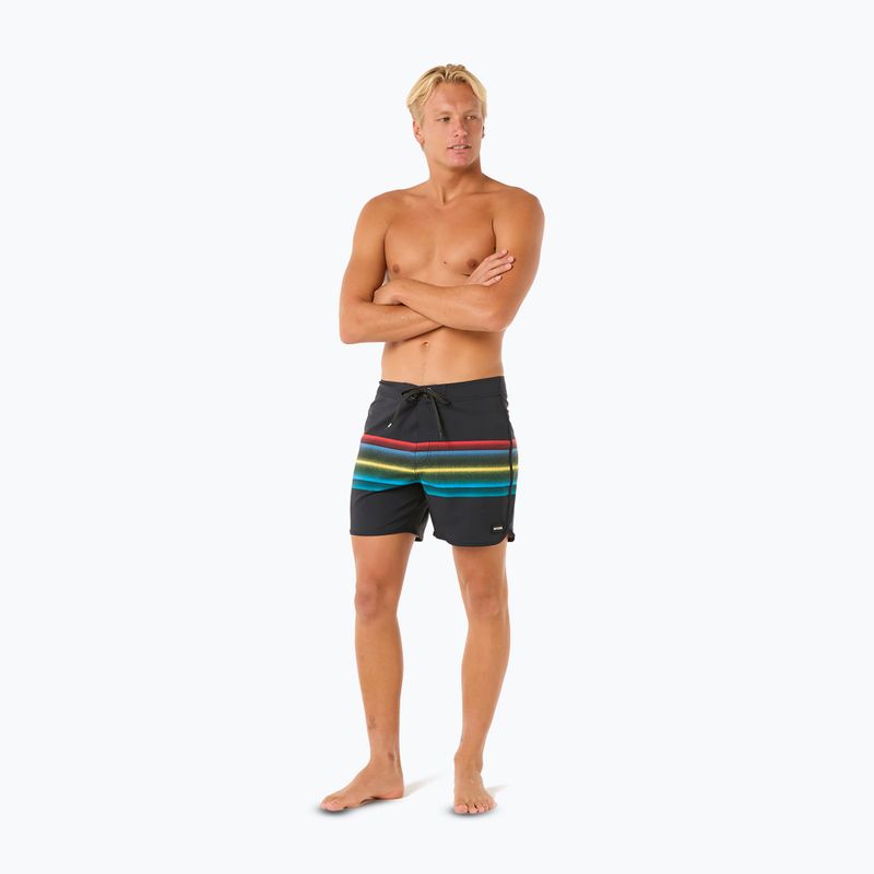 Herren Rip Curl Mirage Retro Mumma Schwimmen Shorts schwarz 2