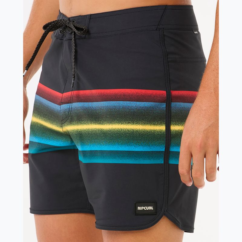 Herren Rip Curl Mirage Retro Mumma Schwimmen Shorts schwarz 4