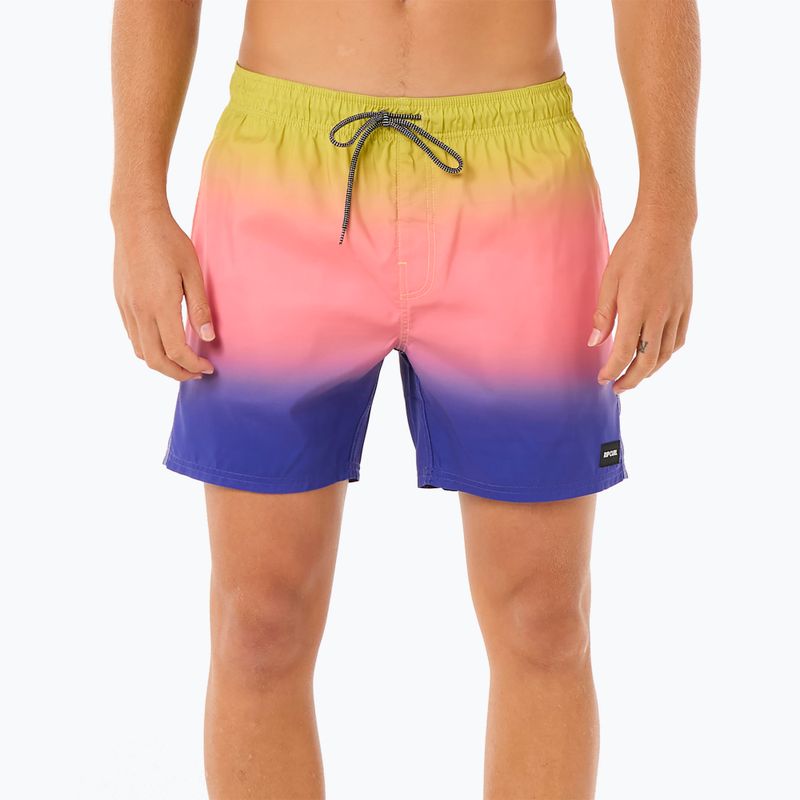 Men's Rip Curl Laze Fade Volley Badeshorts wild berry 5