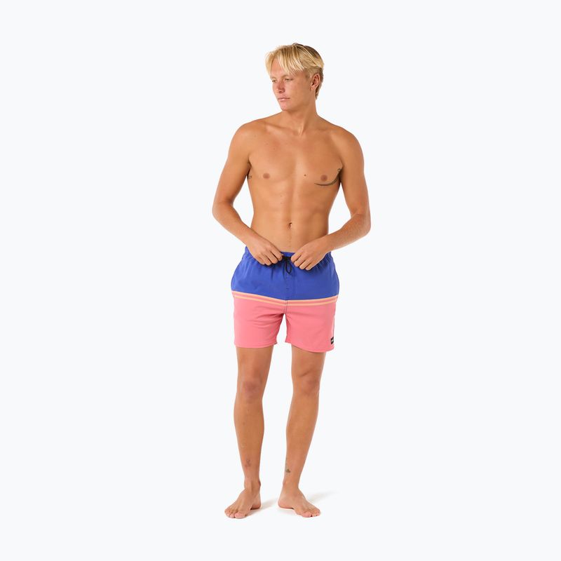 Herren Rip Curl Combine Volley Badeshorts wild berry 2