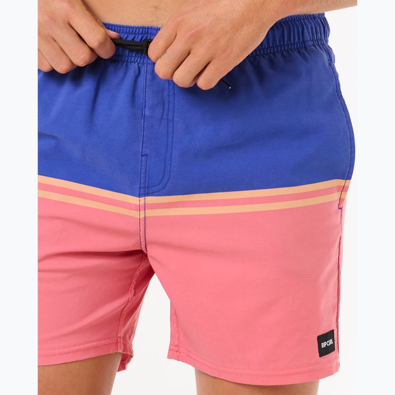 Herren Rip Curl Combine Volley Badeshorts wild berry 7