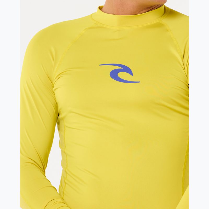 Men's Rip Curl Waves UPF Performance Schwefel schwimmen Longsleeve 5