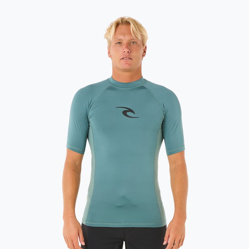 Rip Curl Waves UPF Performance Herren-Badeshirt bluestone