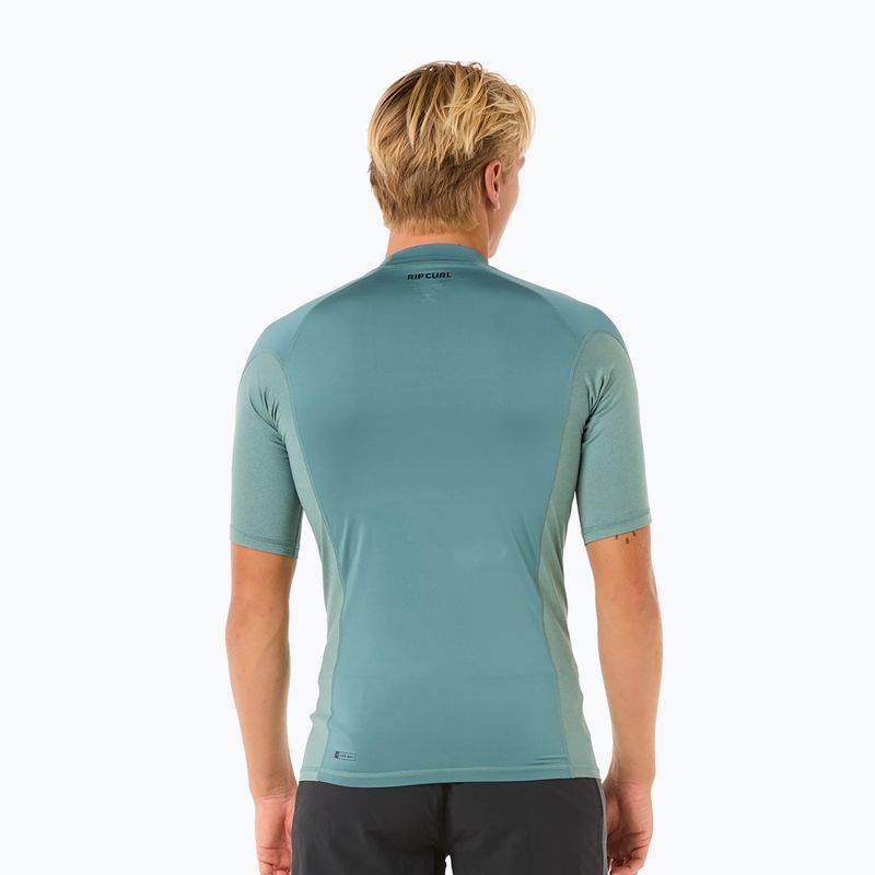 Rip Curl Waves UPF Performance Herren-Badeshirt bluestone 3