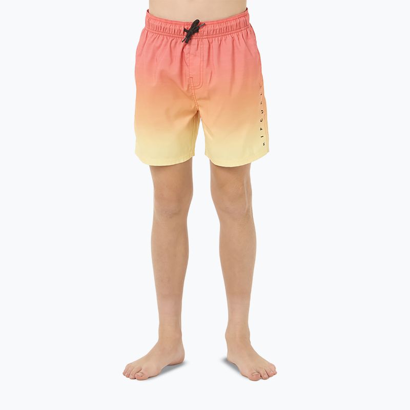 Rip Curl Fade Volley Kinder-Badeshorts Wassermelone