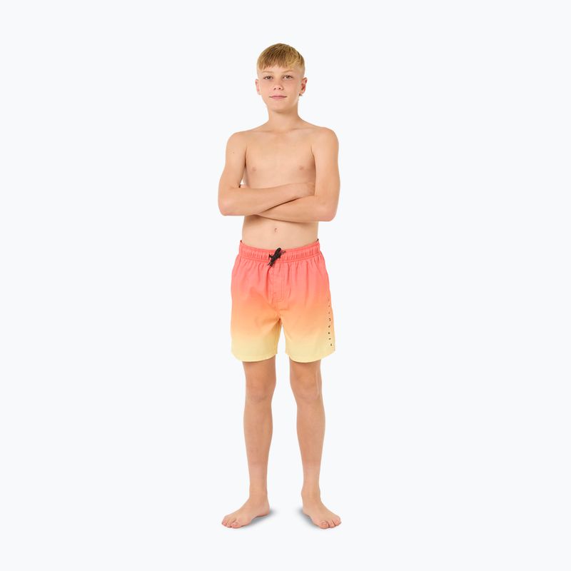 Rip Curl Fade Volley Kinder-Badeshorts Wassermelone 2