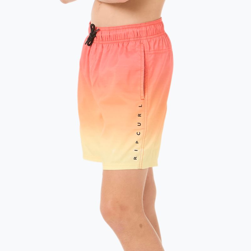Rip Curl Fade Volley Kinder-Badeshorts Wassermelone 4