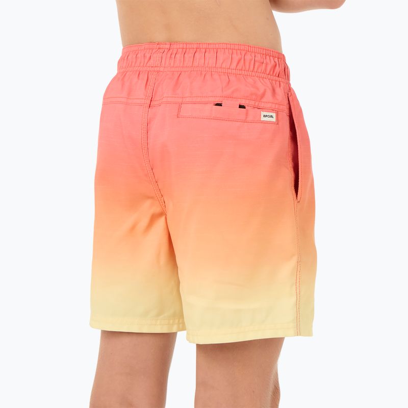 Rip Curl Fade Volley Kinder-Badeshorts Wassermelone 5