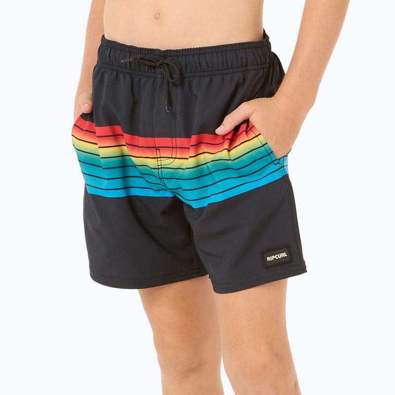 Rip Curl Surf Revival Volley Kinder-Badeshorts schwarz