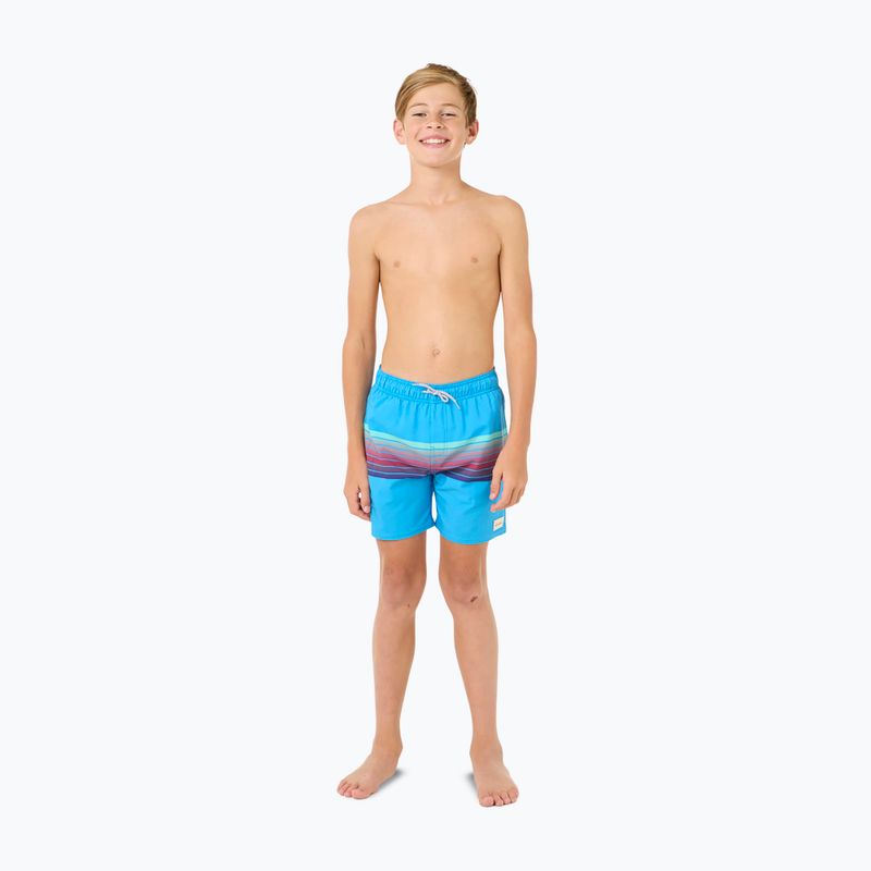Rip Curl Surf Revival Volley blaue Farbe Kinder-Badeshorts 2