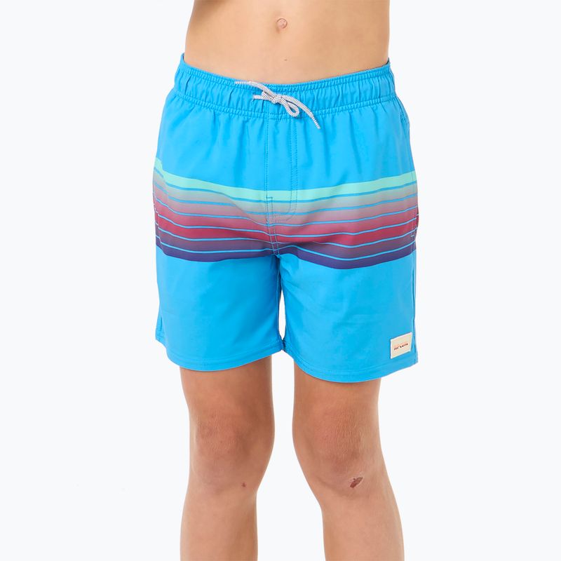 Rip Curl Surf Revival Volley blaue Farbe Kinder-Badeshorts 5