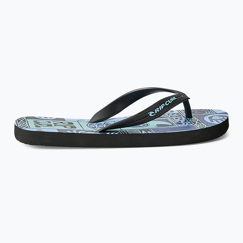 Rip Curl Grom Energy Bloom Kinder-Flip-Flops schwarz/blau