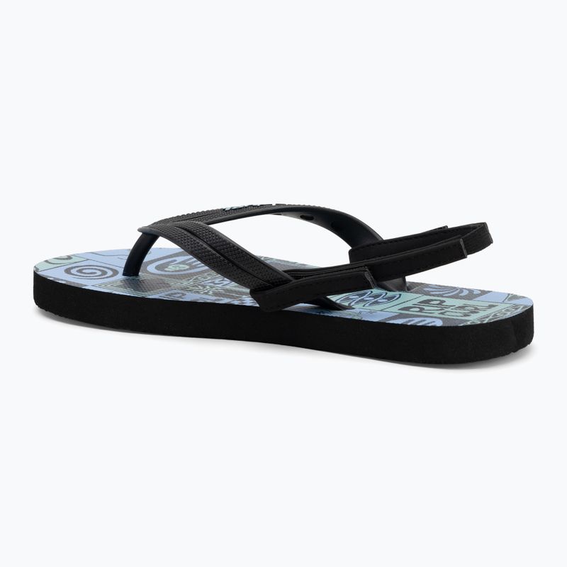 Rip Curl Grom Energy Bloom Kinder-Flip-Flops schwarz/blau 3