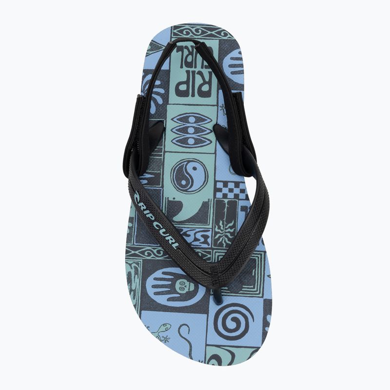 Rip Curl Grom Energy Bloom Kinder-Flip-Flops schwarz/blau 5