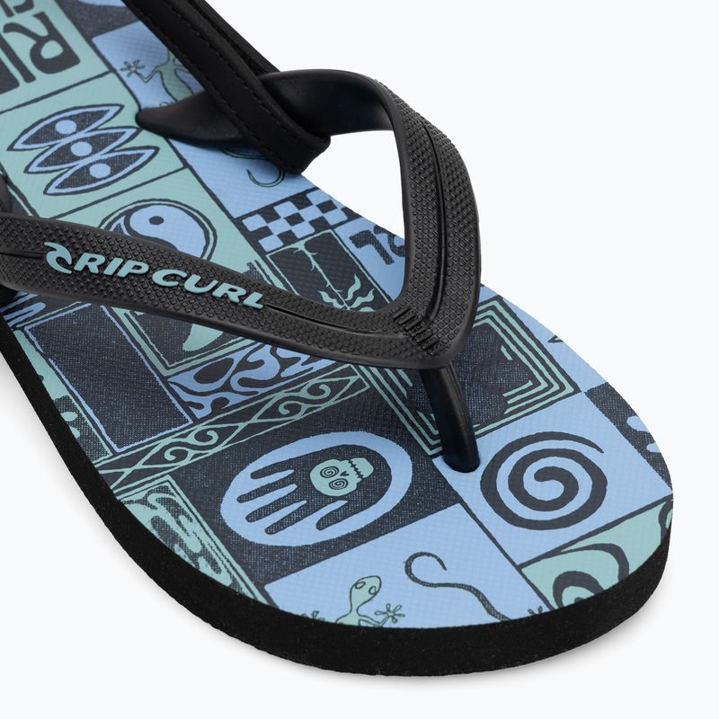 Rip Curl Grom Energy Bloom Kinder-Flip-Flops schwarz/blau 7