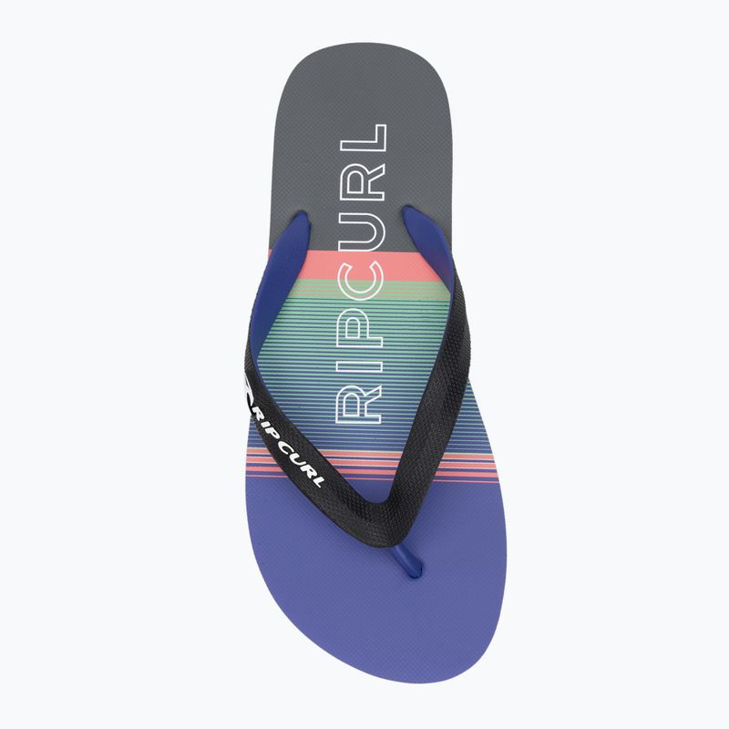 Herren Rip Curl Breakers Bloom Flip Flops eisblau 5