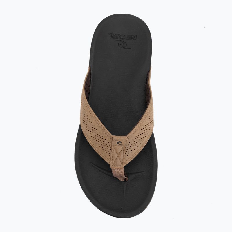 Herren Flip-Flops Rip Curl Chiba Bloom Open Toe brown/black 5