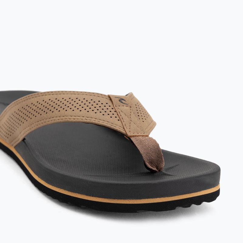 Herren Flip-Flops Rip Curl Chiba Bloom Open Toe brown/black 7