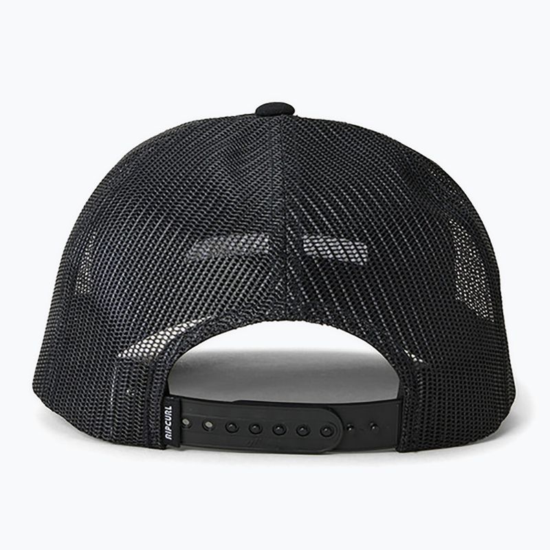 Herren Rip Curl Marke Icon Trucker Baseballmütze schwarz 2