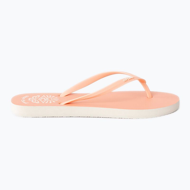 Damen Rip Curl Icons Of Surf Bloom Pfirsich Flip Flops 8