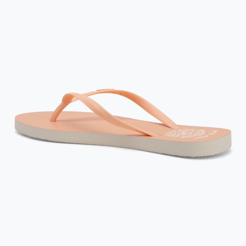 Damen Rip Curl Icons Of Surf Bloom Pfirsich Flip Flops 3