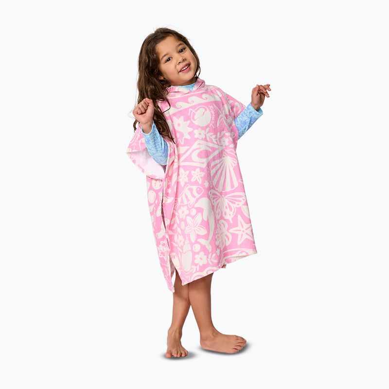 Poncho für Damen Rip Curl Mixed Snap Cotton Hooded pink 3