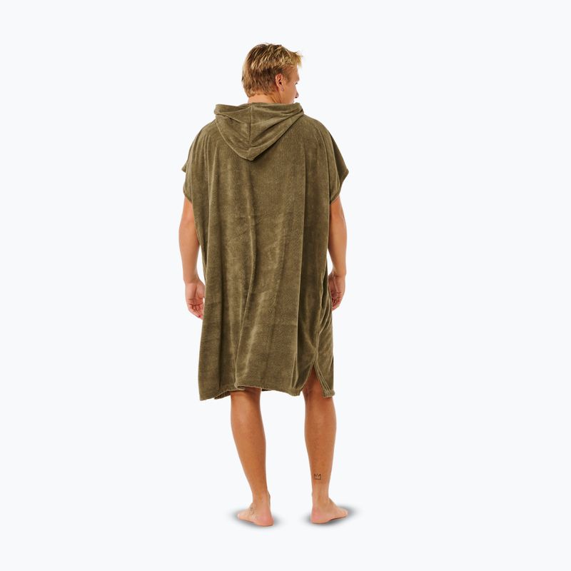 Herrenponcho Rip Curl Brand Hooded olive 2