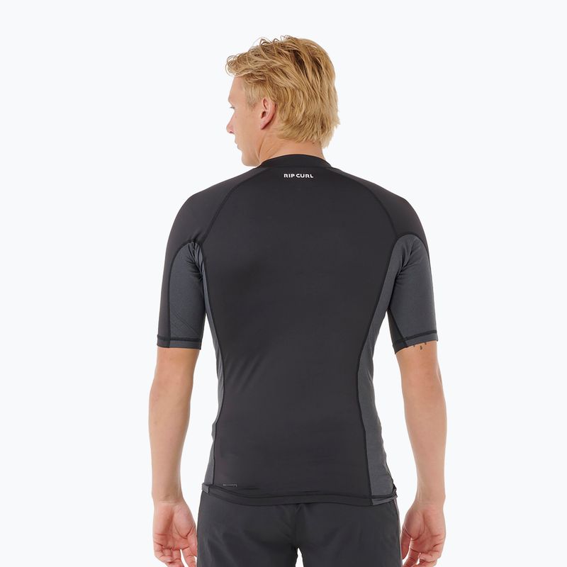 Herren-Schwimmshirt Rip Curl Waves Upf Perf black 3