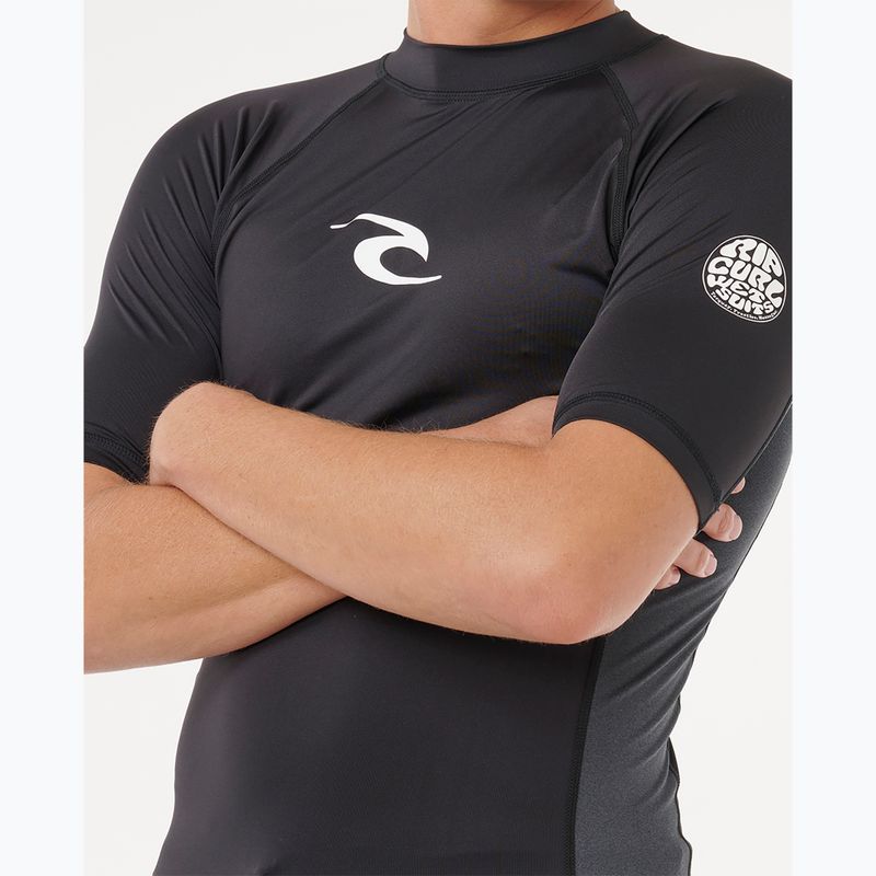 Herren-Schwimmshirt Rip Curl Waves Upf Perf black 6