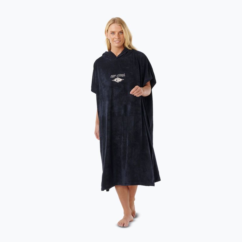 Poncho für Damen Rip Curl Classic Surf Hooded black/off white 4