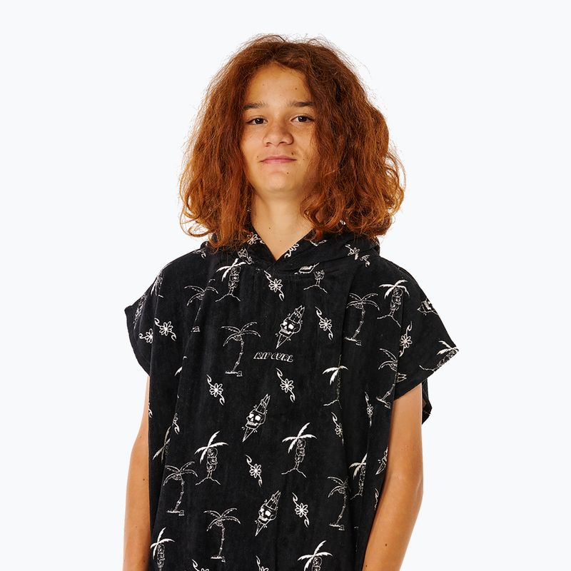 Kinderponcho Rip Curl Mixed Hooded Towel black 5