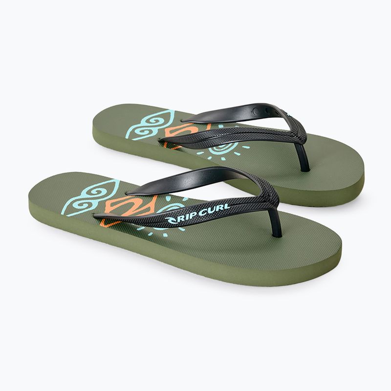 Kinder Flip-Flops Rip Curl Sessions Bloom Open Toe olive 2