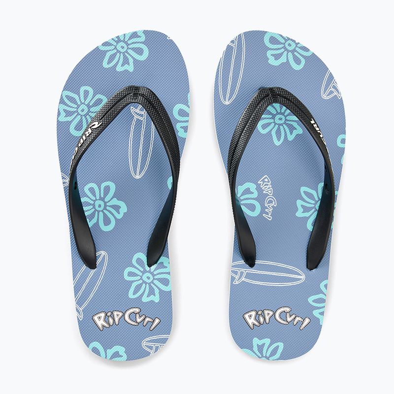 Kinder Flip-Flops Rip Curl Sessions Bloom Open Toe faded denim 5