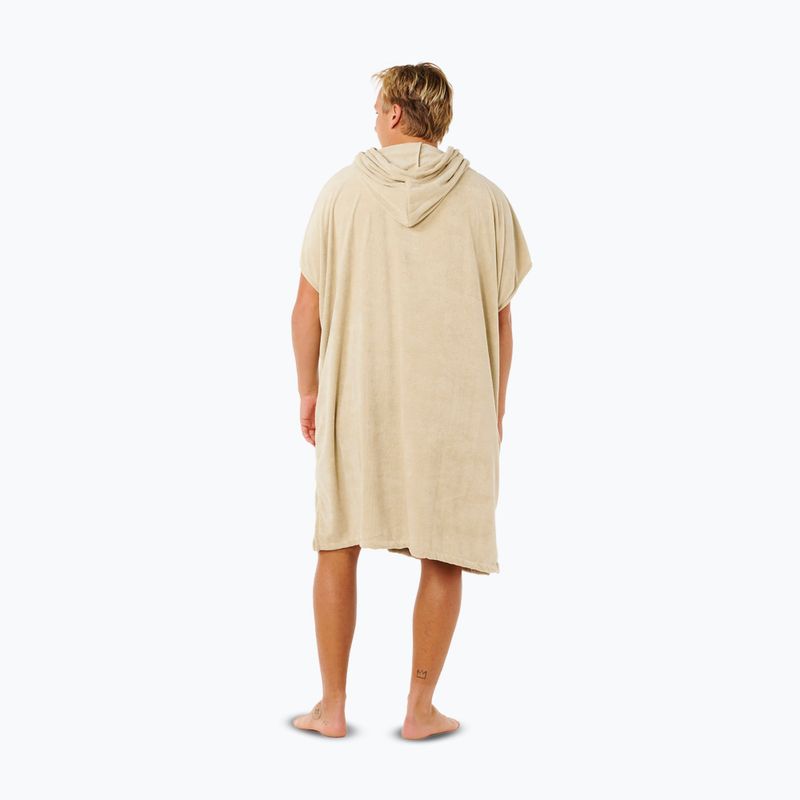 Herrenponcho Rip Curl Brand Hooded khaki 2