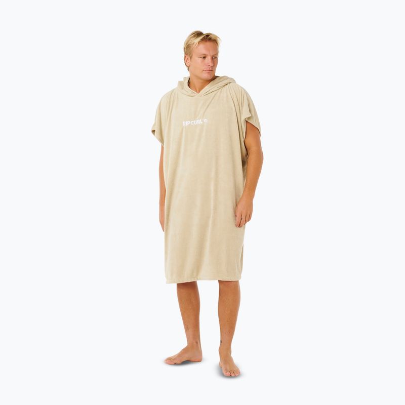Herrenponcho Rip Curl Brand Hooded khaki 4