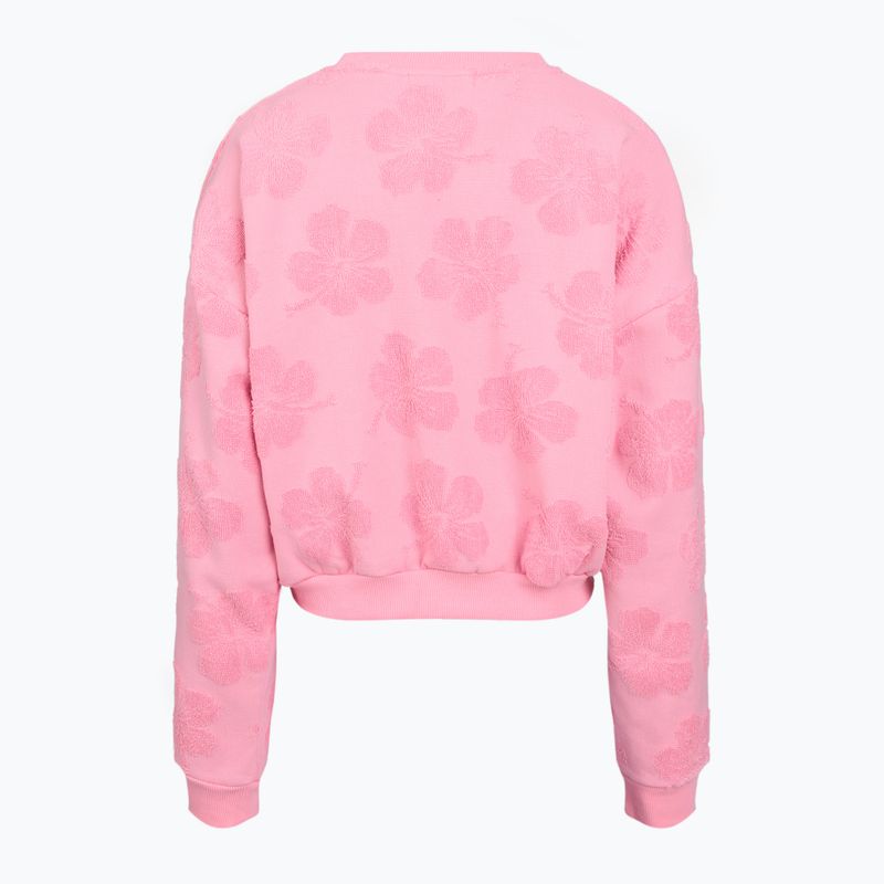 Damenpullover Rip Curl Paradise Terry Crew pink 2