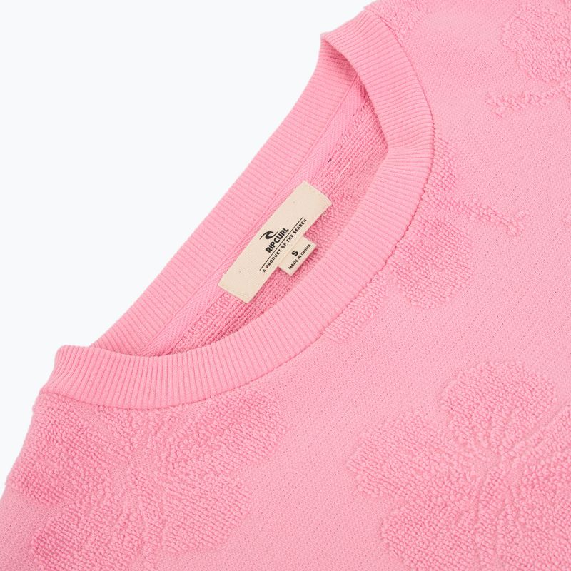 Damenpullover Rip Curl Paradise Terry Crew pink 3