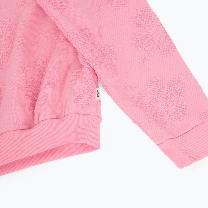 Damenpullover Rip Curl Paradise Terry Crew pink 4