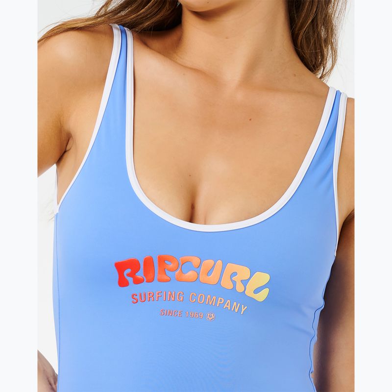 Einteiliger Badeanzug Rip Curl Surf Puff sky blue 5