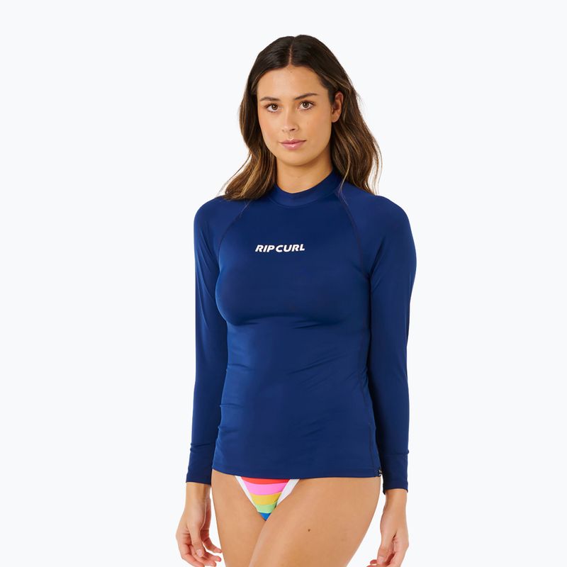 Damen-Bade-Longsleeve Rip Curl Classic Surf UPF Rashguard dark navy 4
