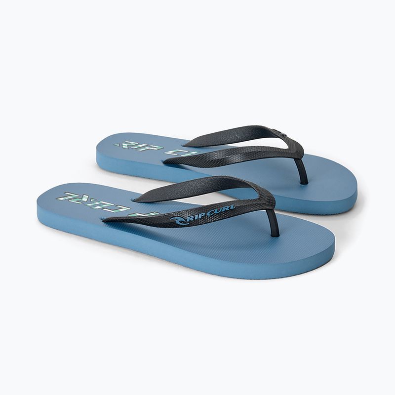 Herren Flip-Flops Rip Curl Icons of Surf Bloom Open Toe light blue 2