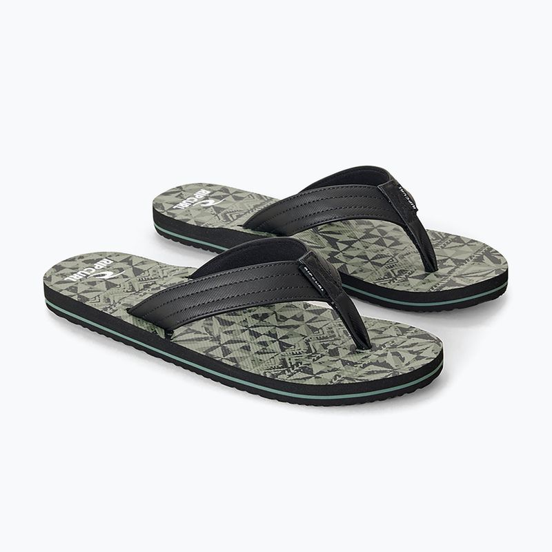 Herren Flip-Flops Rip Curl Ripper Bloom military green 2